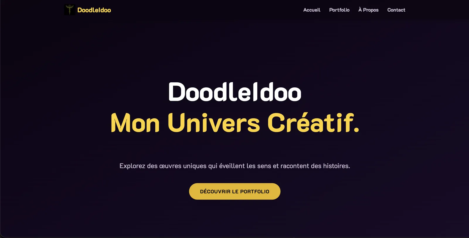 Aperçu du site DoodleIdoo